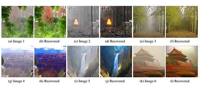 Single image dehazing technique using dual transmission maps strategy