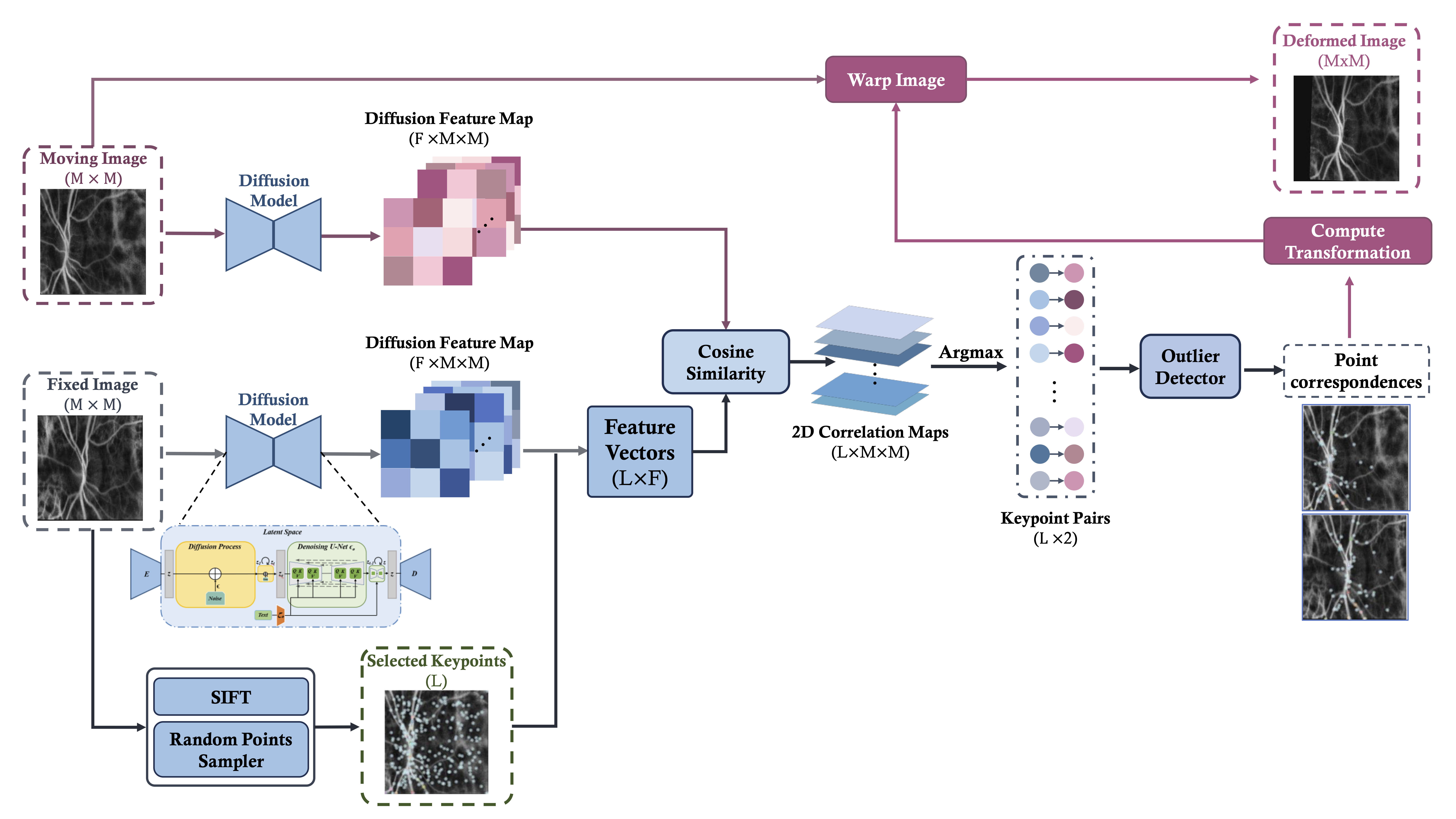 RetinaRegNet zero-shot approach for retinal image registration